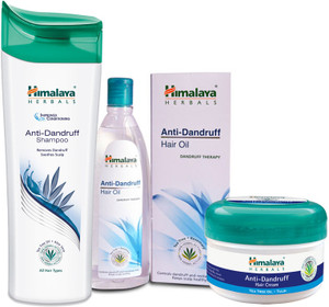 Himalaya Anti Dandruff Hair Cream Hair Oil Shampoo Set Of 3 Best