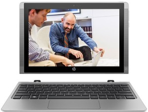 HP Atom Quad Core - (4 GB/64 GB EMMC Storage/Windows 10 Pro) P5U16AA#ACJ 2 in 1 Laptop(10.1 inch, Silver, 1.139 kg)
