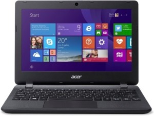 Acer E Series Celeron Dual Core 4th Gen - (2 GB/500 GB HDD/Windows 10 Home) ES1-131-C8RL Laptop(11.6 inch, Diamond Black, 1.2 kg)