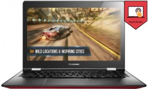 Lenovo Yoga 500 (Intel 2-in-1 Laptop) (Core i5 5th Gen/ 4GB/ 500GB/ 8GB SSD/ Win8.1/ Touch) (80N400FEIN)(14 inch, Red, 1.80 kg)