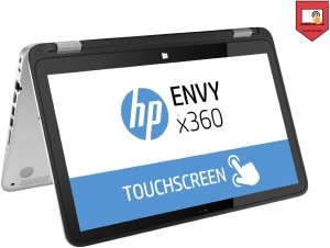 HP envy15 X360 w102tx (T5Q56PA) Core i5, 6th Gen - (8 GB DDR3/1 TB HDD/Windows 10 Home/2 GB Graphics/Touch) Notebook(15.6 inch, Natural SIlver, 2.19 kg)
