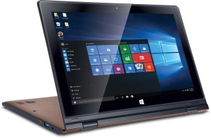 Iball Flip X5 Atom Quad Core 5th Gen - (2 GB/32 GB EMMC Storage/Windows 10) Flip-x5 2 in 1 Laptop(11.6 inch, Brown, 1.37 kg)