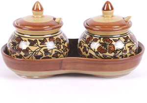 VarEesha Handcrafted 3 Piece Condiment Set