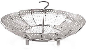 Indob Vegetable Steamer - 500 ml Stainless Steel Multi-purpose Storage Container