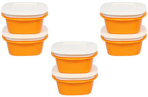 Cuttingedge Veggie fresh 6 pc 600ml storage conatiners - 600 ml Polypropylene Food Storage