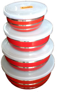 Abee Durable Designer Bowl - 1 L Stainless Steel Food Storage
