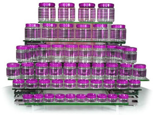 Princeware - 1650 ml, 1000 ml, 550 ml, 350 ml, 130 ml, 60 ml Polypropylene Multi-purpose Storage Container