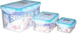 Blossoms - 2100 ml, 600 ml, 200 ml Plastic Egg Container