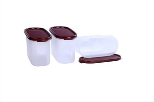 Signoraware Three Modular Oval - 1100 ml Plastic Multi-purpose Storage Container