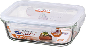 Lock & Lock Borosilicate Rectangular Heat Resistant Glass - 1 L Glass Food Storage