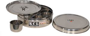 KCL Masala Container Dabba - 2500 ml Stainless Steel Spice Container