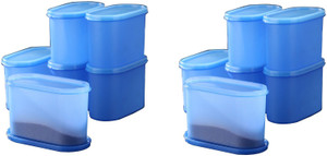 Tallboy Mahaware(microwaveable safe) space saver Aqua blue - 1200 ml Polypropylene Multi-purpose Storage Container