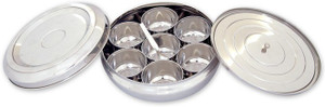 Uniqraft Masala - 0.230 L Steel Spice Container
