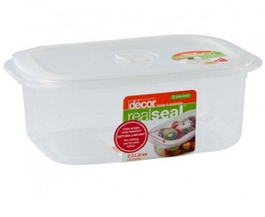 Decor Realseal Oblong 2.0 L - 2000 ml Plastic Food Storage