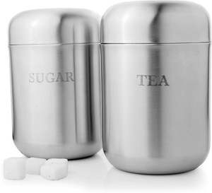 Mosaic Canister Dome 10 cm - 980 ml Stainless Steel Tea, Coffee & Sugar Container