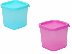Pindia Set of 2 Fruit Dryfruit Spices - 200 ml Plastic Multi-purpose Storage Container