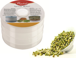 Patidar Polymers Healthy Sprout Maker (Big) - 2100 ml Plastic Food Storage