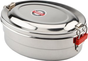 Embassy Oval Food Pack (Size 1)  - 350 ml Stainless Steel Multi-purpose Storage Container