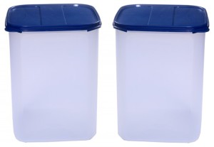 Signoraware Modular Square Set of 2  - 6500 ml Plastic Multi-purpose Storage Container