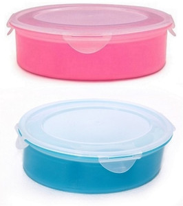 Your Choice Pink & Blue (Pack of 2) Spice / Masala / Dry Fruit Box - 1750 ml Plastic Food Storage