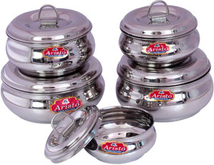 Aristo Houseware - 250 ml, 1000 ml Stainless Steel Food Storage