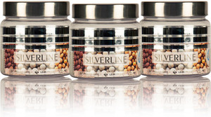 GPET Silver Line 550ml - Set of 3 - 550 ml Plastic Food Storage