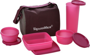 Signoraware Best Lunch Jambo With Bag - 1250 ml Plastic Food Storage