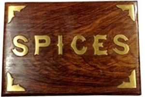 Mavi - 200 ml Wooden Spice Container