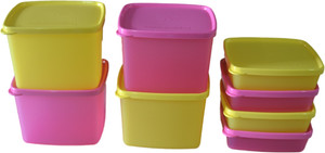 Tupperware Cool N Fresh (Set of 8) - 800 ml, 250 ml Plastic Multi-purpose Storage Container