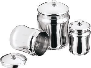 Aagam - 1350 ml Stainless Steel Multi-purpose Storage Container