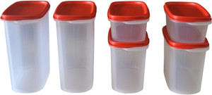 Tupperware Smart Saver (Set of 6) - 1700 ml, 1100 ml, 500 ml Plastic Multi-purpose Storage Container