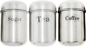 Kanhaa - 750 ml Stainless Steel Tea, Coffee & Sugar Container