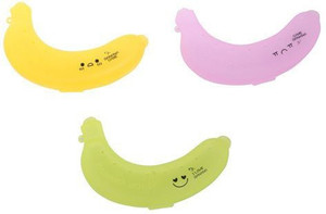 Trioflextech Set Of 3 banana case - 100 ml Plastic Multi-purpose Storage Container