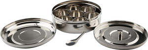 Embassy Masala / Spice Box (Size 14) - 2400 ml Stainless Steel Spice Container