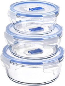 LUMINARC J5641 - 420 ml, 670 ml, 920 ml Glass Food Storage