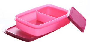 Signoraware Compact Lunch Box (Small) - 600 ml, 150 ml Plastic Food Storage