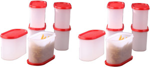 Tallboy Mahaware(microwavable) space saver Red lid - 1200 ml Polypropylene Multi-purpose Storage Container