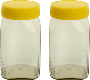 Ajanta HNG Masala / Spice Jar - 400 ml Glass Spice Container