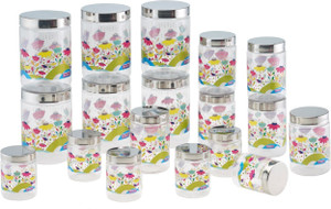 Steelo Garden Design - 200 ml, 500 ml, 1100 ml Plastic Food Storage