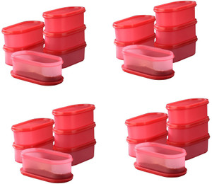 Tallboy Mahaware(microwaveable safe) Space saver Candy Red - 600 ml Polypropylene Multi-purpose Storage Container