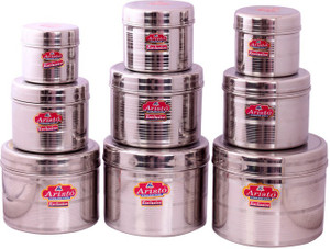 Aristo Houseware - 500 ml, 3800 ml Stainless Steel Food Storage