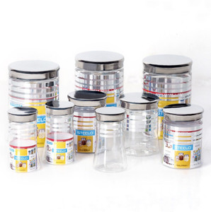 Steelo - 1200 ml, 500 ml, 300 ml Plastic Food Storage