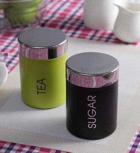 Paradise - 500 ml Stainless Steel Tea, Coffee & Sugar Container