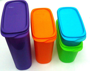 Tupperware Smart Saver #1, #2, #3 And # 4(1pc Each) - 500 ml, 1.1 L, 1.7 L, 2.3 L Polypropylene Food Storage