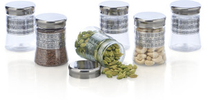 Steelo 6 Pieces PET - Belly - 200 ml Plastic Food Storage