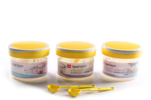 Cello Fashion - D Container (3 pcs) - 750 ml Plastic Food Storage