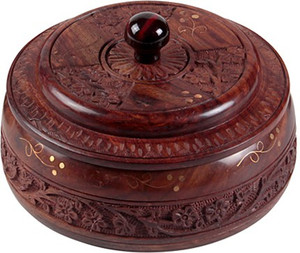 Fab Handicraft - 300 ml Wooden Multi-purpose Storage Container