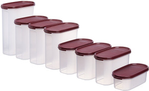 Signoraware - 2300 ml, 1700 ml, 1700 ml, 1700 ml, 1100 ml, 1100 ml, 1100 ml, 500 ml Plastic Multi-purpose Storage Container