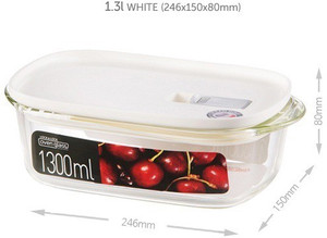 Lock & Lock - 1300 ml Glass Multi-purpose Storage Container