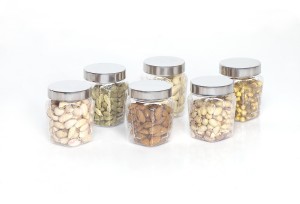 Steelo 6 Pieces PET - Squarish  - 250 ml Plastic Food Storage